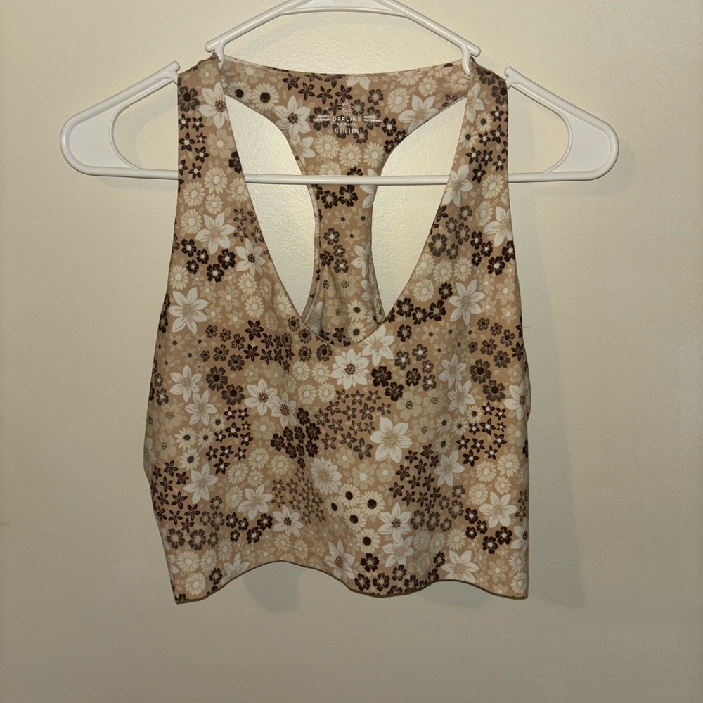 Offline by Aerie Brown Top